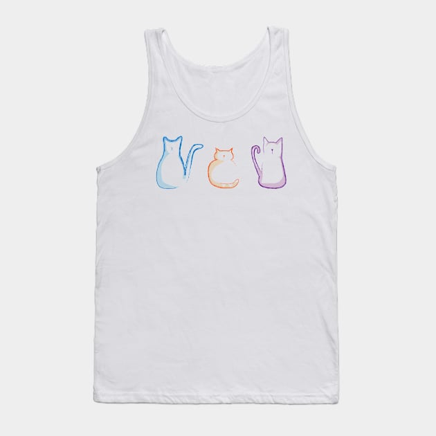 Colorful Friends Tank Top by Bunlinked